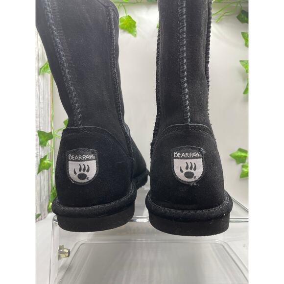NEW Bearpaw Dorado Black Womans Winter Warm Boots 10 - Picture 7 of 9